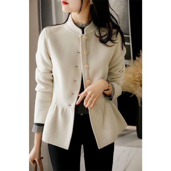 women's jackets women 's coat 2021 spring and autumn single-breasted lotus leaf hem long sleeve cardigan jacket, Black;brown
women's jackets women 's coat 2021 spring and autumn single-breasted lotus leaf hem long sleeve cardigan jacket, Black;brown