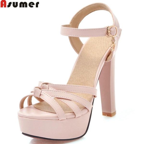 fashion summer arrive shoes woman elegant buckle platform super high heels sandals big size 33-43, Black
fashion summer arrive shoes woman elegant buckle platform super high heels sandals big size 33-43, Black