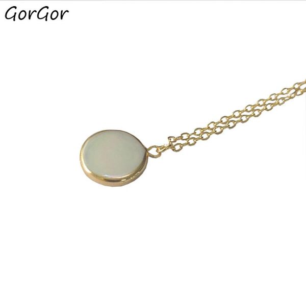 gorgor necklace women environmental protection copper material pattern gold plated simplicity exquisite jewelry 10302425400c pendant necklac, Silver 
gorgor necklace women environmental protection copper material pattern gold plated simplicity exquisite jewelry 10302425400c pendant necklac, Silver