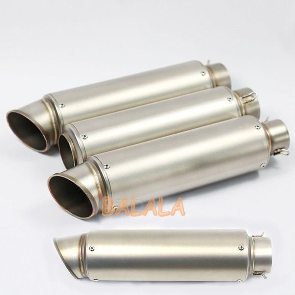 51mm 60mm motorcycle exhaust pipe muffler long stainless steel sport motorbike cbr1000 r6 25 mt07 cb650f gsxr250 system
51mm 60mm motorcycle exhaust pipe muffler long stainless steel sport motorbike cbr1000 r6 25 mt07 cb650f gsxr250 system