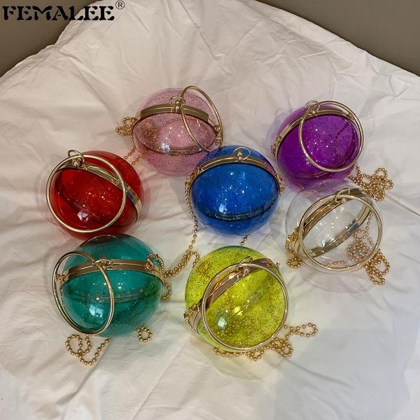 shoulder bags acrylic round clear chains purses ladies metal handle sequined crossbody bolsa 2021 transparent women hand clutch
shoulder bags acrylic round clear chains purses ladies metal handle sequined crossbody bolsa 2021 transparent women hand clutch