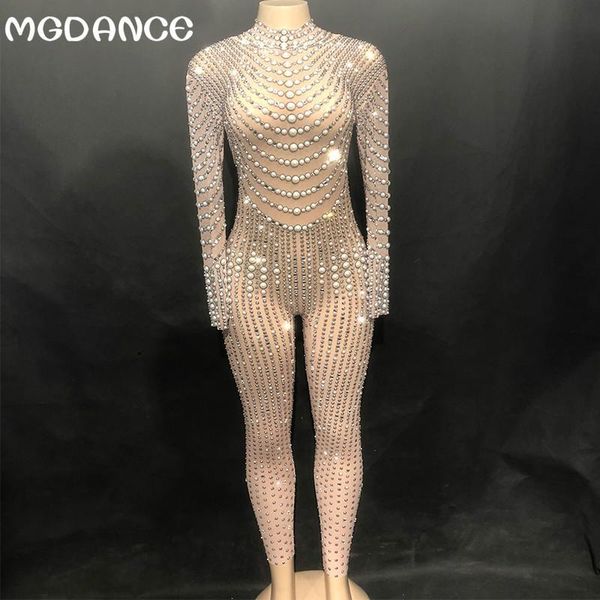 women's jumpsuits & rompers women mesh full sparkling crystals pearls leotard stage dj jumpsuit net yarn nightclub party dancer singer, Black;white
women's jumpsuits & rompers women mesh full sparkling crystals pearls leotard stage dj jumpsuit net yarn nightclub party dancer singer, Black;white