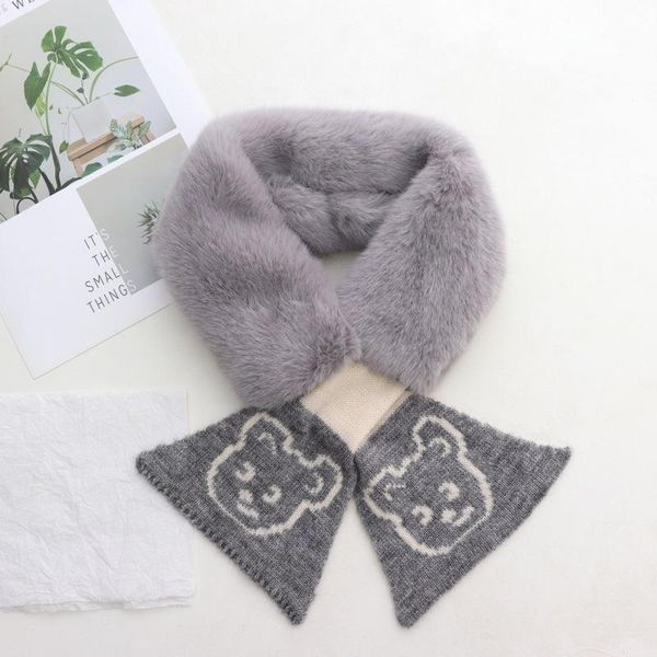 scarves women's bear print design knitted scarf neckerchief women fashion thick warm faux fur neck collar d299, Blue;gray
scarves women's bear print design knitted scarf neckerchief women fashion thick warm faux fur neck collar d299, Blue;gray