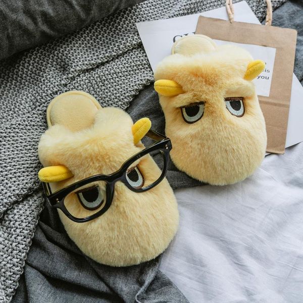 comfortable non-slip home bedroom cotton slippers cute couple soft winter fashion indoor warm plush animal, Black
comfortable non-slip home bedroom cotton slippers cute couple soft winter fashion indoor warm plush animal, Black