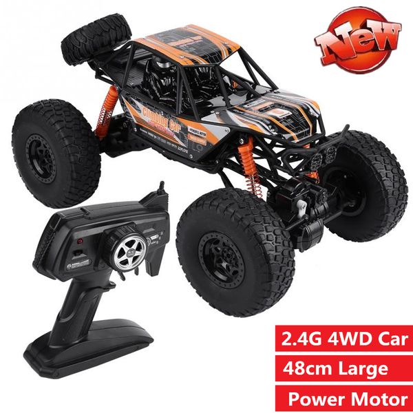 48cm large rc racing car 110 scale all terrain 4wd big foot rc car rock buggy climbing car toy model with light kid gifts
48cm large rc racing car 110 scale all terrain 4wd big foot rc car rock buggy climbing car toy model with light kid gifts