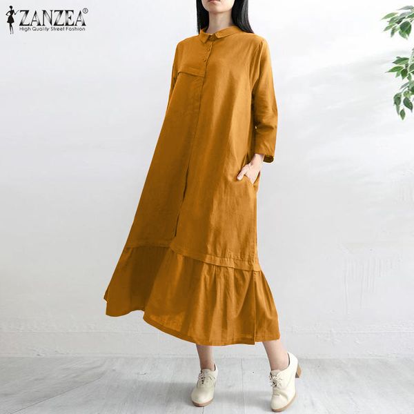 dresses women's vintage ruffle dresses 2021 spring mid-calf vestidos casual solid three quarter sleeve lapel robe oversized 5xl, Black;gray
dresses women's vintage ruffle dresses 2021 spring mid-calf vestidos casual solid three quarter sleeve lapel robe oversized 5xl, Black;gray