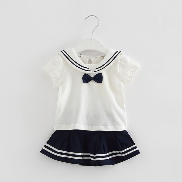 girls clothing sets preppy style summer t-shirt+skirt 2pcs clothes pink navy whtie 0-2t, White
girls clothing sets preppy style summer t-shirt+skirt 2pcs clothes pink navy whtie 0-2t, White