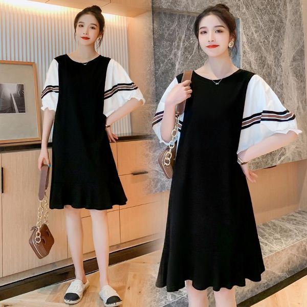7019# 2021 summer chic ins korean fashion maternity dress loose straight patchwork clothes for pregnant women cotton pregnancy dresses, White
7019# 2021 summer chic ins korean fashion maternity dress loose straight patchwork clothes for pregnant women cotton pregnancy dresses, White