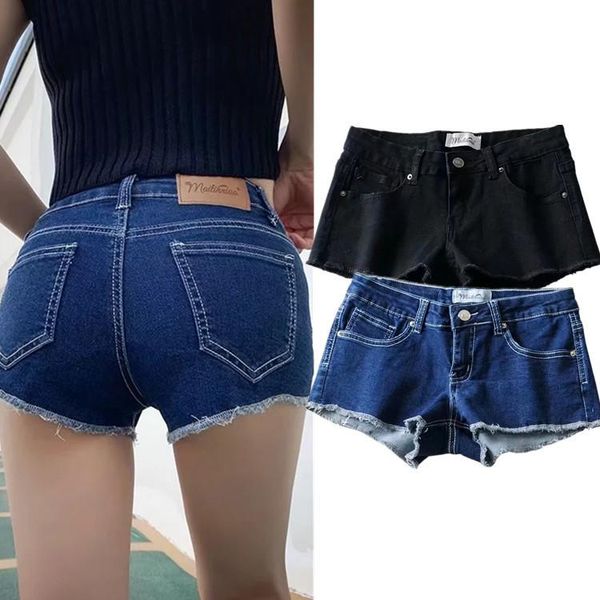women's jeans donsignet summer fashion short feminino tight-fitting edge woman high waist ripped pants, Blue
women's jeans donsignet summer fashion short feminino tight-fitting edge woman high waist ripped pants, Blue