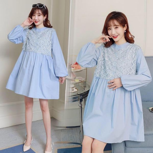 maternity dresses 2007# clothes spring autumn long sleeve mid-long loose stylish dress for pregnant women mom, White
maternity dresses 2007# clothes spring autumn long sleeve mid-long loose stylish dress for pregnant women mom, White