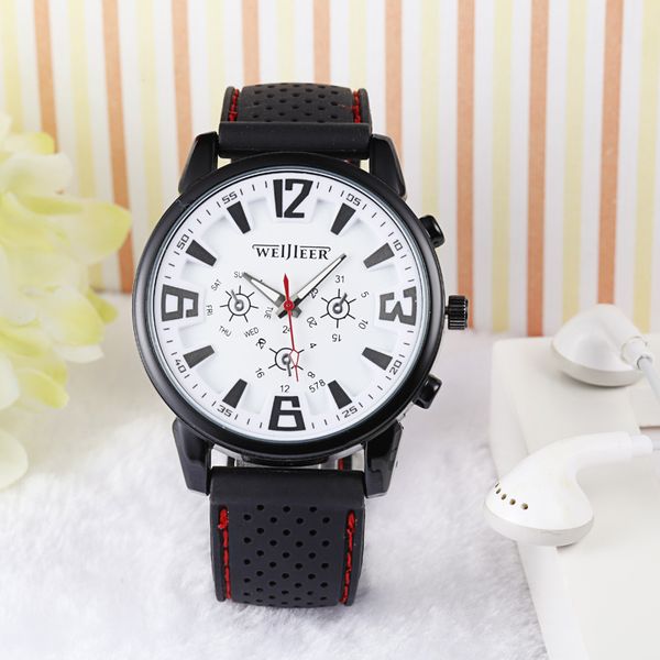 watch cool black military pilot aviator army style silicone for men boy luxury analog outdoor sport racing wristwatch, Slivery;brown
watch cool black military pilot aviator army style silicone for men boy luxury analog outdoor sport racing wristwatch, Slivery;brown