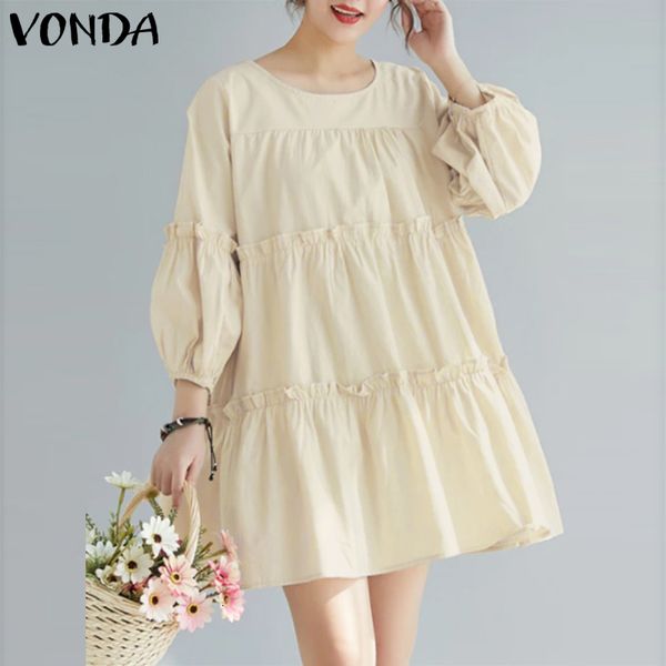 dresses summer dress women lantern sleeve party dresses 2021 vonda casual short robe femme holiday beach sundress plus size vestido, Black;gray
dresses summer dress women lantern sleeve party dresses 2021 vonda casual short robe femme holiday beach sundress plus size vestido, Black;gray
