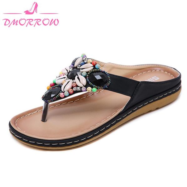 slippers flip flops ethnic women's summer shoes beach string bead outside casual women slipper, Black
slippers flip flops ethnic women's summer shoes beach string bead outside casual women slipper, Black