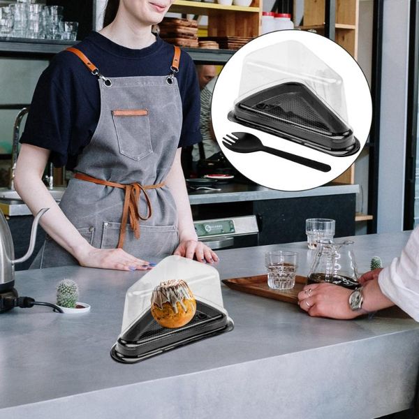 gift wrap 1 set of cake packaging boxes triangle pastry box baking storage case (black)
gift wrap 1 set of cake packaging boxes triangle pastry box baking storage case (black)