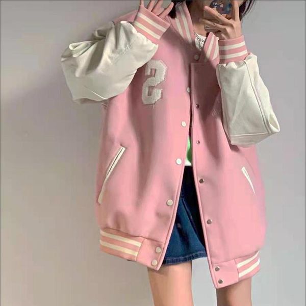 women's jackets women varsity harajuku jacket towel embroidery big s letter baseball japanese college style casual loose coat streetwea, Black;brown
women's jackets women varsity harajuku jacket towel embroidery big s letter baseball japanese college style casual loose coat streetwea, Black;brown