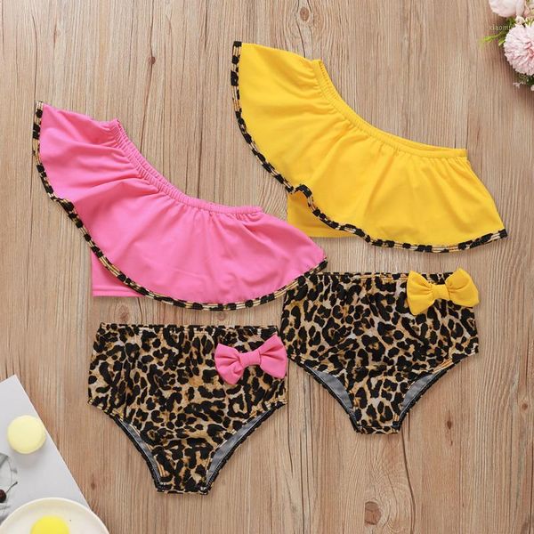 swimwear toddler baby kids girls ruffles leopard print bow beach two-piece set off shoulder bathing suit one-pieces, Black
swimwear toddler baby kids girls ruffles leopard print bow beach two-piece set off shoulder bathing suit one-pieces, Black