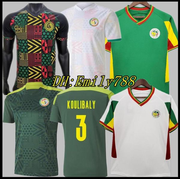 22/23 senegal soccer jerseys 1 star african cup 2022 2023 national team 2002 koulibaly retro gueye kouyate sarr homme maillot de foot footba, Black;yellow
22/23 senegal soccer jerseys 1 star african cup 2022 2023 national team 2002 koulibaly retro gueye kouyate sarr homme maillot de foot footba, Black;yellow
