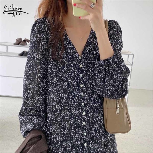 v-neck mid-length vintage single-breasted floral dress long-sleeved korean style print for women split long es 11664 210508, Black;gray
v-neck mid-length vintage single-breasted floral dress long-sleeved korean style print for women split long es 11664 210508, Black;gray