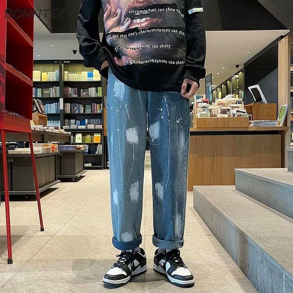 men's jeans splash ink print men loose straight casual fashion hip-hop daily streetwear teenagers harajuku mopping trousers korean, Blue
men's jeans splash ink print men loose straight casual fashion hip-hop daily streetwear teenagers harajuku mopping trousers korean, Blue