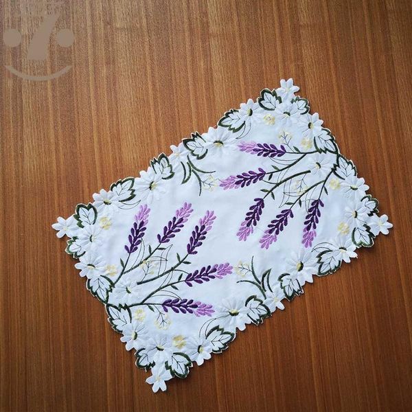 mats & pads 1lot/3pcs modern white color satin cloth lavender cutwork embroidered placemats lilac design doily for table cabinet decoration
mats & pads 1lot/3pcs modern white color satin cloth lavender cutwork embroidered placemats lilac design doily for table cabinet decoration