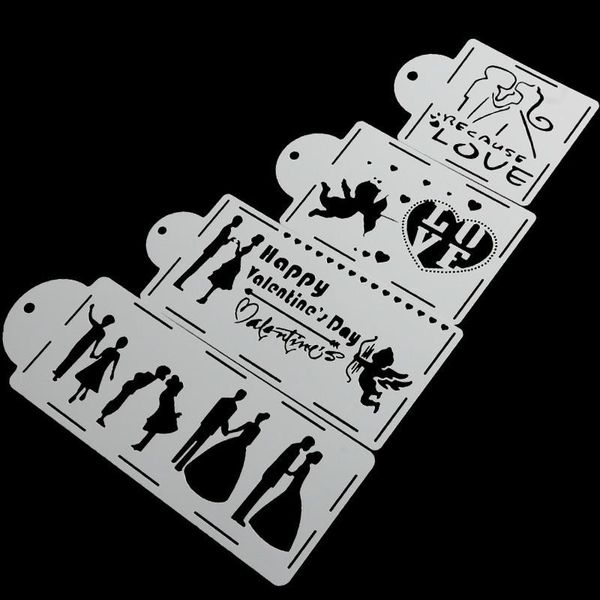 cake tools 4pcs/set love lace stencil set border stencils fondant cupcake wedding decor bakeware accessories
cake tools 4pcs/set love lace stencil set border stencils fondant cupcake wedding decor bakeware accessories