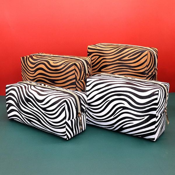 cosmetic bags & cases zebra pattern bag european and american ins storage simple personality clutch fashion wash
cosmetic bags & cases zebra pattern bag european and american ins storage simple personality clutch fashion wash