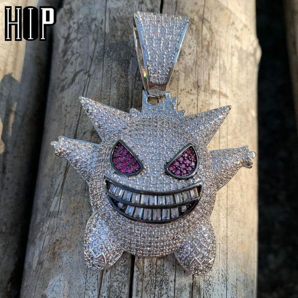 pendant necklaces hip hop gold cz zircon paved bling iced out & necklace for men women rapper jewelry with 60cm rope chain, Silver
pendant necklaces hip hop gold cz zircon paved bling iced out & necklace for men women rapper jewelry with 60cm rope chain, Silver