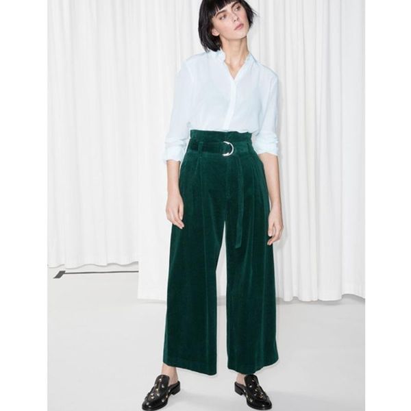 women's pants & capris ael corduroy women wide leg nine points high waist elegant loose casual female trousers with belt autumn winter, Black;white
women's pants & capris ael corduroy women wide leg nine points high waist elegant loose casual female trousers with belt autumn winter, Black;white