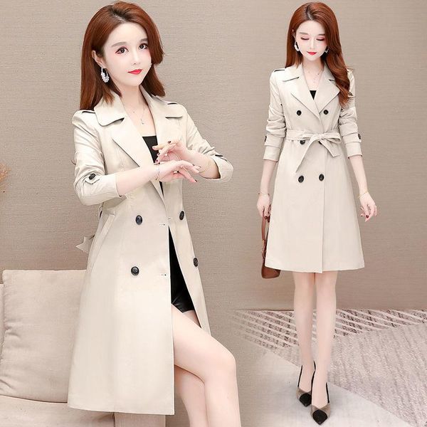 women's trench coats women 2021 spring autumn long coat female turn-down collar ladies double breasted sashes oversized windbreaker x13, Tan;black
women's trench coats women 2021 spring autumn long coat female turn-down collar ladies double breasted sashes oversized windbreaker x13, Tan;black