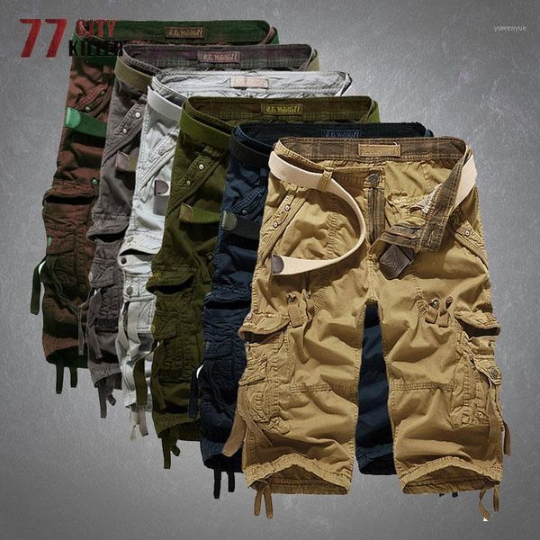 cargo shorts men casual loose multi-pockets cotton pants male solid color water wash calf-length military mens trousers men's, Black
cargo shorts men casual loose multi-pockets cotton pants male solid color water wash calf-length military mens trousers men's, Black