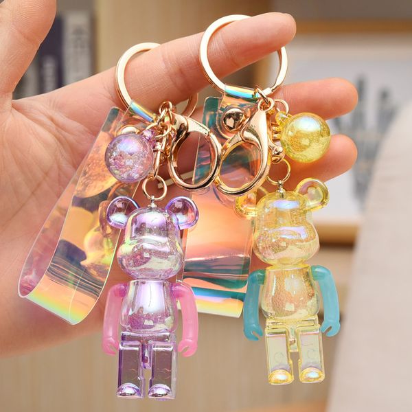 funny creative acrylic ring joint bear key accessories men's and women's bags car pendant a1, Silver
funny creative acrylic ring joint bear key accessories men's and women's bags car pendant a1, Silver