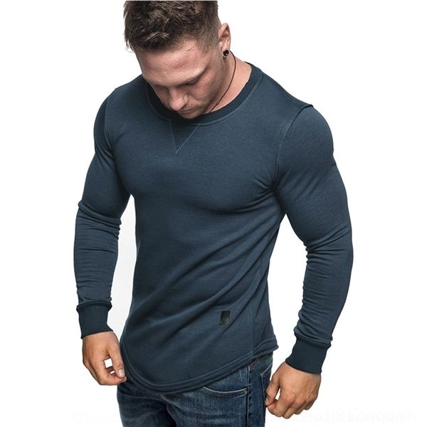 2v1w 2020 solid color round neck long sleeve men's t-shirts) women's stitched with leather long t-shirt, White;black
2v1w 2020 solid color round neck long sleeve men's t-shirts) women's stitched with leather long t-shirt, White;black