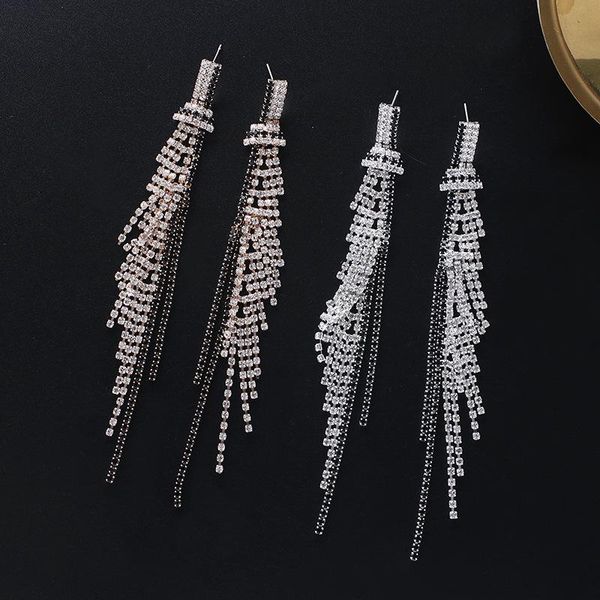 crystal rhinestone long tassel earrings drop dangle big multilayer earring women wedding bridal jewelry accessories, Silver
crystal rhinestone long tassel earrings drop dangle big multilayer earring women wedding bridal jewelry accessories, Silver