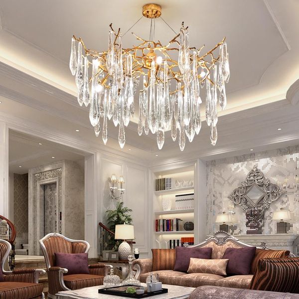 pendant lamps nordic luxurious led chandelier 6/8/12 head k9 crystal ceiling light for dining room villa living decor
pendant lamps nordic luxurious led chandelier 6/8/12 head k9 crystal ceiling light for dining room villa living decor