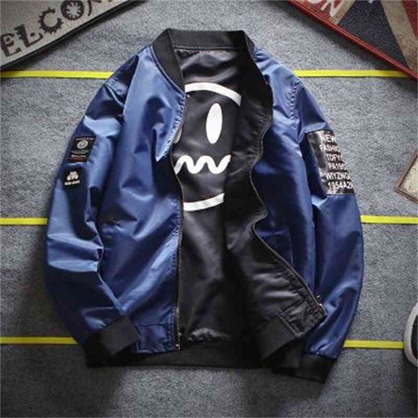 men's jackets men bomber pilot with patches green both side wear thin wind breaker baseball for male re8w, Black;brown
men's jackets men bomber pilot with patches green both side wear thin wind breaker baseball for male re8w, Black;brown