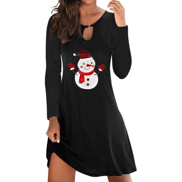 casual dresses cute snowman print women's mini dress christmas hollow o neck long sleeve bodycon autumn party, Black;gray
casual dresses cute snowman print women's mini dress christmas hollow o neck long sleeve bodycon autumn party, Black;gray