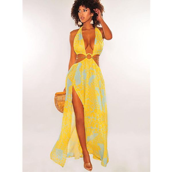 women's swimwear micendy deep v-neck cover up women summer boho kimono backless long dress hollow out maxi halter bandage print tunic r, White;black
women's swimwear micendy deep v-neck cover up women summer boho kimono backless long dress hollow out maxi halter bandage print tunic r, White;black