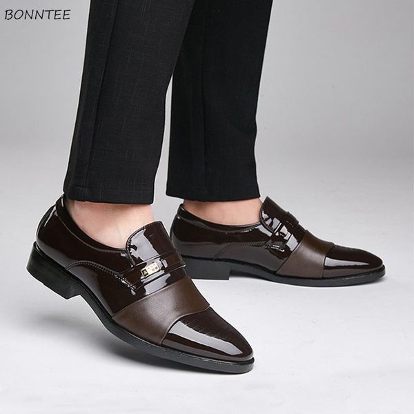dress shoes men's classic leisure all-match british style patent leather pointed toe shoe men daily large size, Black
dress shoes men's classic leisure all-match british style patent leather pointed toe shoe men daily large size, Black