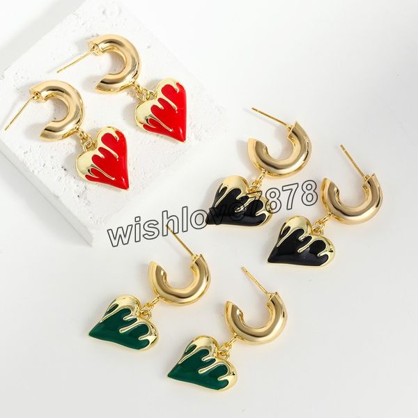 korea enamel heart pendant round circle big earrings for women vintage gold color metal love heart hanging dangle earring, Silver
korea enamel heart pendant round circle big earrings for women vintage gold color metal love heart hanging dangle earring, Silver