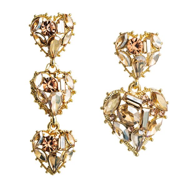 big love asymmetry heart crystal drop earrings for women 2020 bijoux oversized rhinestone dangle long earring party jewelry gift, Silver
big love asymmetry heart crystal drop earrings for women 2020 bijoux oversized rhinestone dangle long earring party jewelry gift, Silver