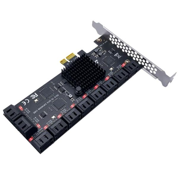 computer cables & connectors 20-port sata3.0 expansion card pci-e 1x to sata 6g hard drive for deskpc mining with indicator light
computer cables & connectors 20-port sata3.0 expansion card pci-e 1x to sata 6g hard drive for deskpc mining with indicator light