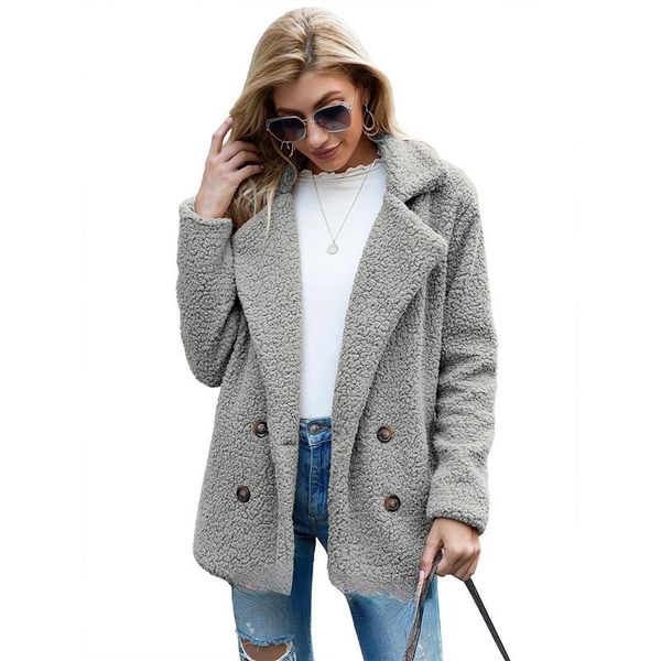 women's jackets vintage solid women coats 2021 fashion long sleeve turn-down button cardigan lady jacket loose elegant casual warm outw, Black;brown
women's jackets vintage solid women coats 2021 fashion long sleeve turn-down button cardigan lady jacket loose elegant casual warm outw, Black;brown