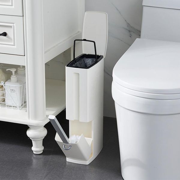waste bins integrated trash can toilet brush multi-function bag storage set gap cleaning covered paper lou
waste bins integrated trash can toilet brush multi-function bag storage set gap cleaning covered paper lou