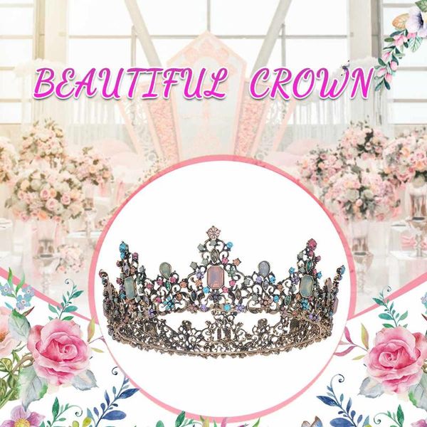 wedding crown hair jewelry bridal headpiece woman baroque rhinestones crystal tiaras bride party crowns accessories clips & barrettes, Golden;silver
wedding crown hair jewelry bridal headpiece woman baroque rhinestones crystal tiaras bride party crowns accessories clips & barrettes, Golden;silver