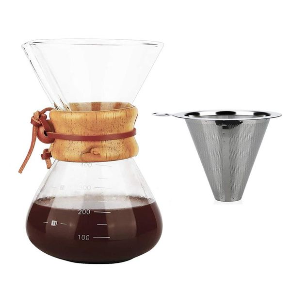 coffee pots resistant glass maker pot espresso coffe machine with stainless steel filter
coffee pots resistant glass maker pot espresso coffe machine with stainless steel filter