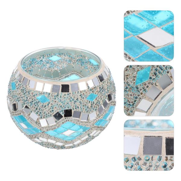fragrance lamps creative mosaic candlestick color glass candle stand unique candleholder
fragrance lamps creative mosaic candlestick color glass candle stand unique candleholder