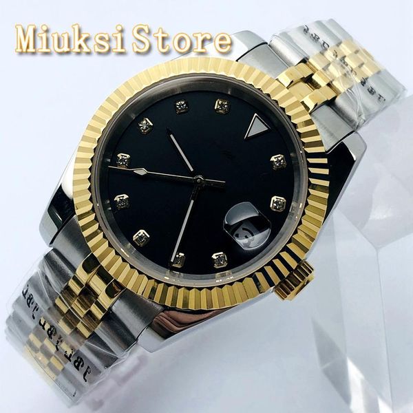 bliger 40mm sier gold sterile watches sapphire crystal black dial date 21 sieraden miyota 8215 movement automatic, Slivery;brown
bliger 40mm sier gold sterile watches sapphire crystal black dial date 21 sieraden miyota 8215 movement automatic, Slivery;brown