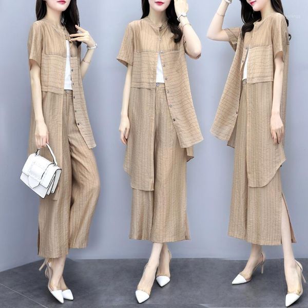 casual striped two piece set pants ensemble femme deux pieces women's summer suit conjunto feminino twinset ukraine tracksuits, Gray
casual striped two piece set pants ensemble femme deux pieces women's summer suit conjunto feminino twinset ukraine tracksuits, Gray