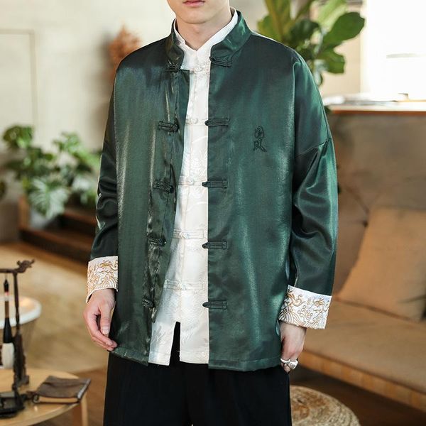 ethnic clothing chinese style retro men tang suit black green jackets oriental fashion coat casual blouse zen tea shirts street, Red
ethnic clothing chinese style retro men tang suit black green jackets oriental fashion coat casual blouse zen tea shirts street, Red