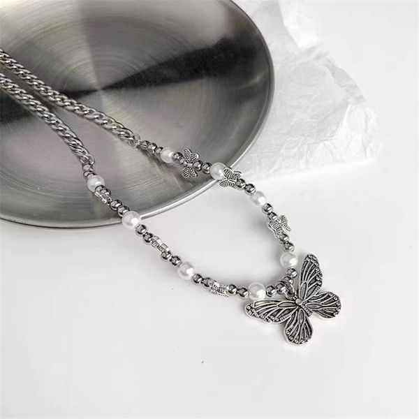 pendant necklaces gothic butterfly necklace for women men statement choker charm collar summer beach jewelry couple friends gift, Silver
pendant necklaces gothic butterfly necklace for women men statement choker charm collar summer beach jewelry couple friends gift, Silver